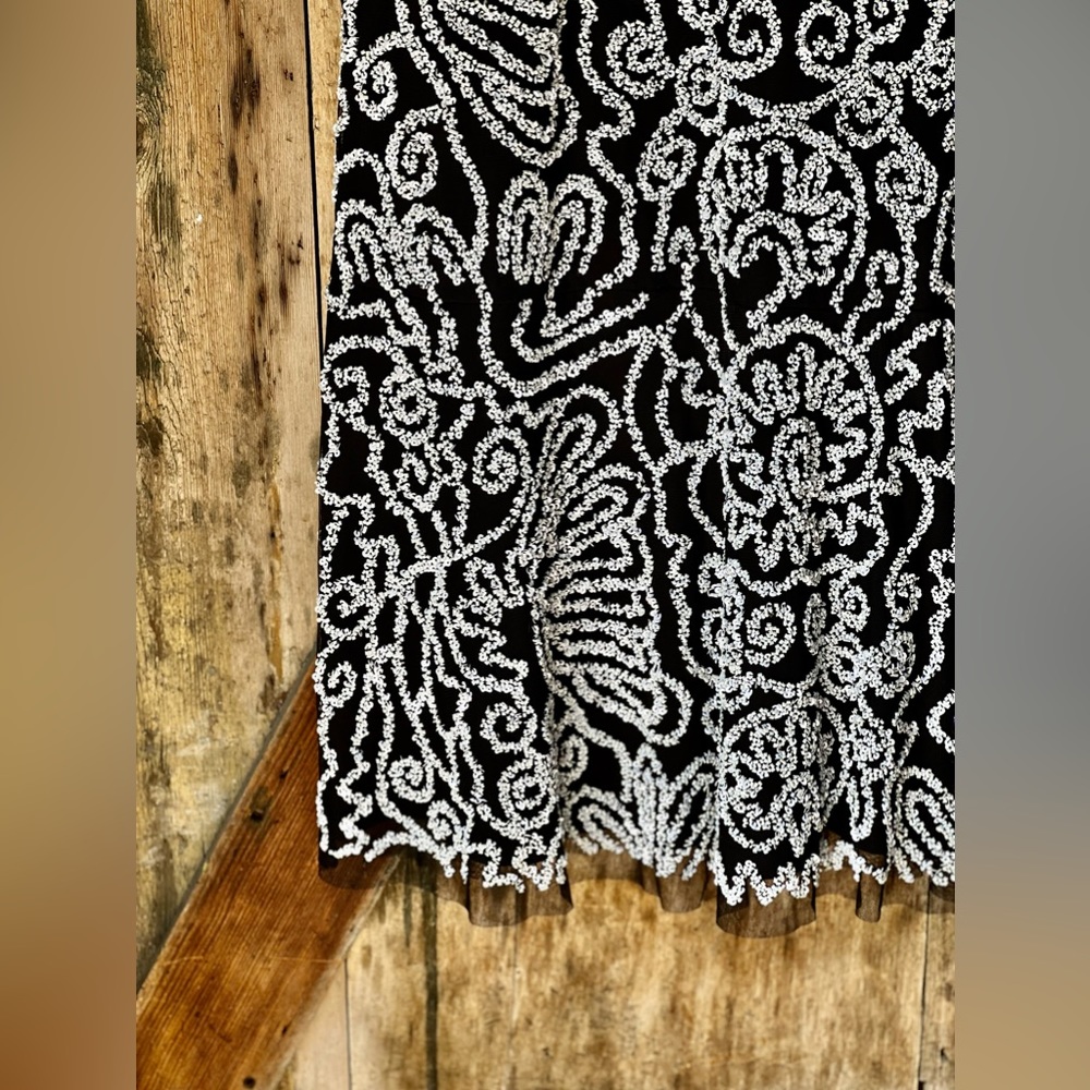 Js Collections Plus Size Beaded Midi Cocktail/Par… - image 5